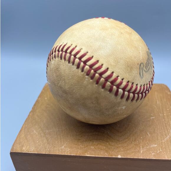 Vtg 1970s Rawlings Official Game Baseball Feeney WILLIE STARGELL SIGNED Pirates - Picture 8 of 8